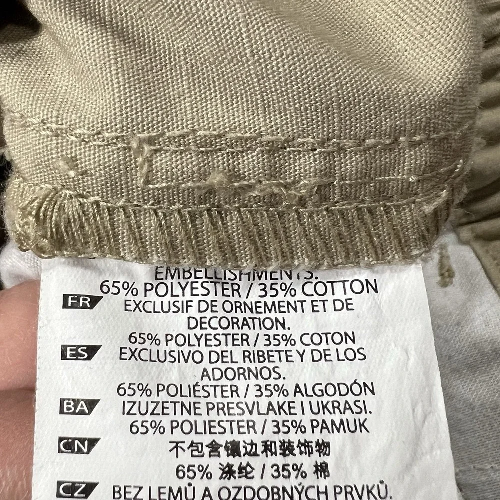 511 Tactical Pants Mens 38x30 Beige Cargo Workwear Outdoor Hiking Duty Tactical